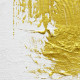 gold textured abstract painting on white background
